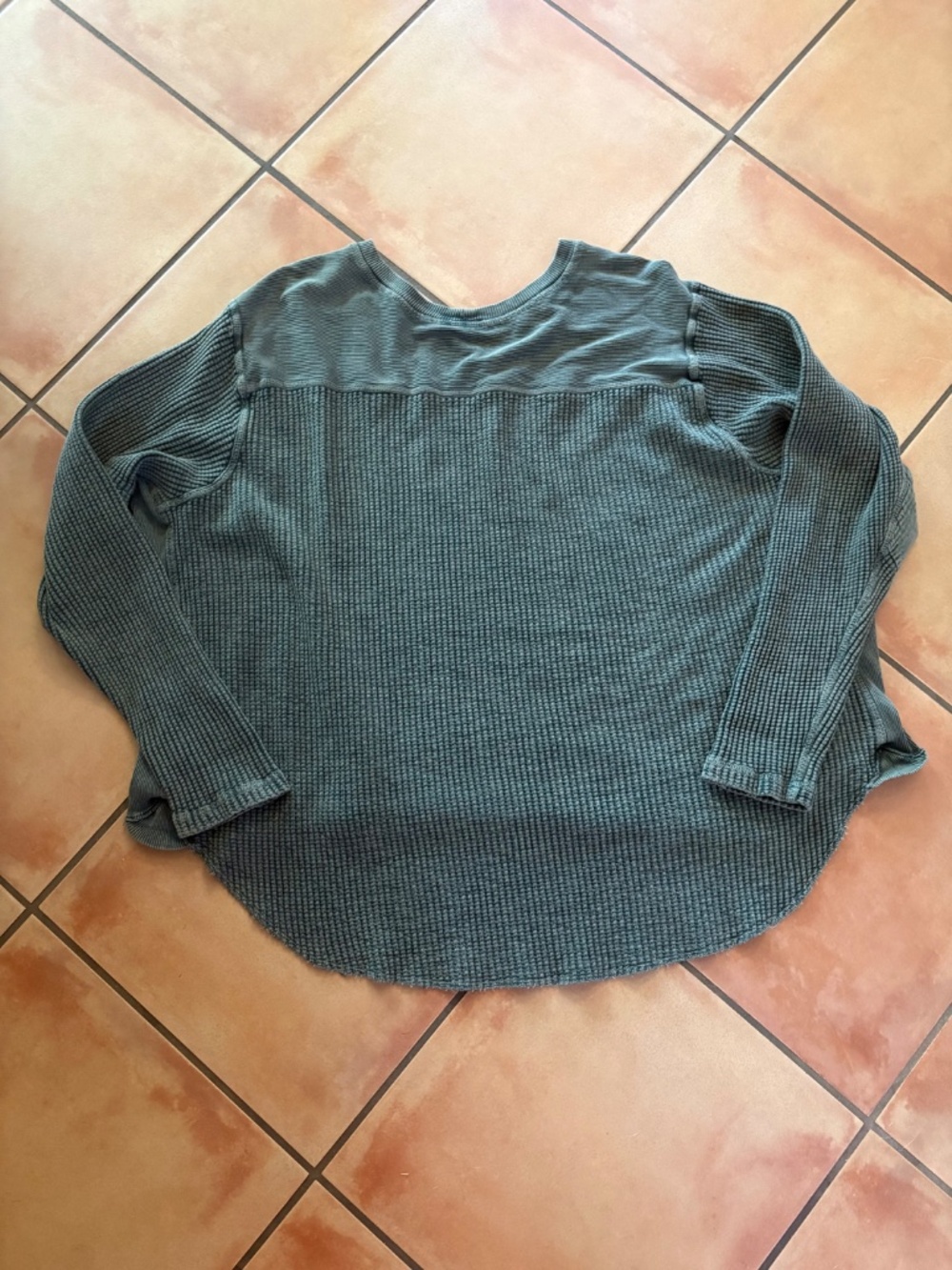 Free People FP One Blake Thermal Green Size S $68 - Picture 5 of 9